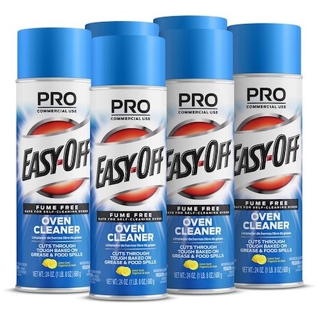 Reckitt Benckiser Oven Cleaner Spray, Lemon, Fume Free, 24oz, OFWE, 6PK RAC85260CT